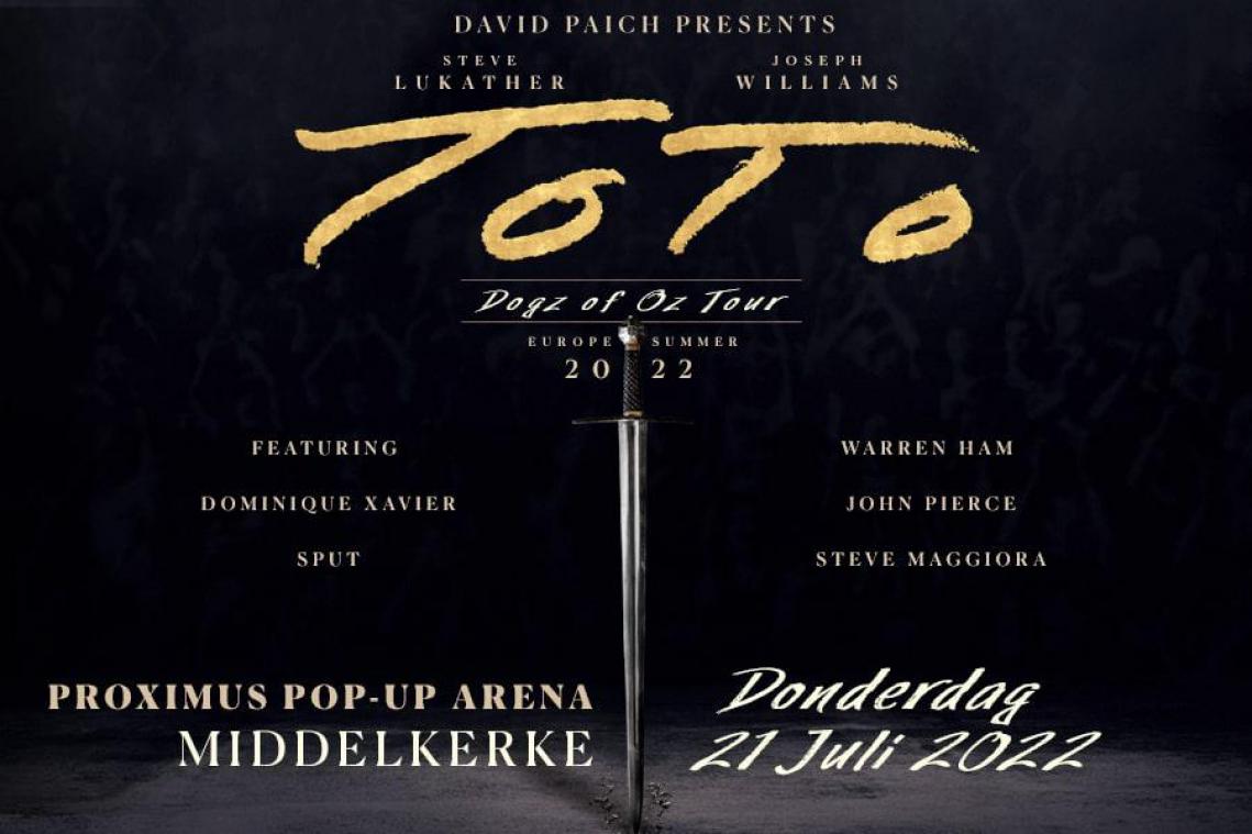 WEDSTRIJD: Maak kans op een duo-ticket voor het concert van TOTO op 21 juli in Middelkerke