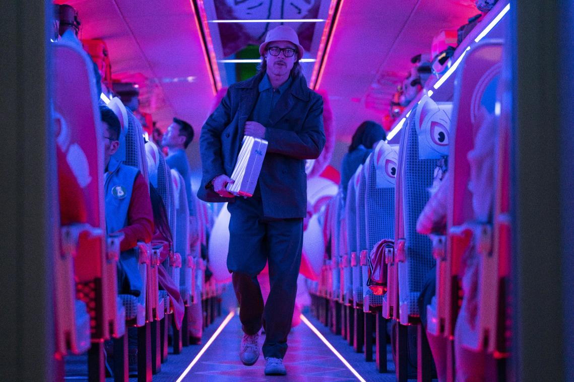 Brad Pitt stars in Bullet Train.