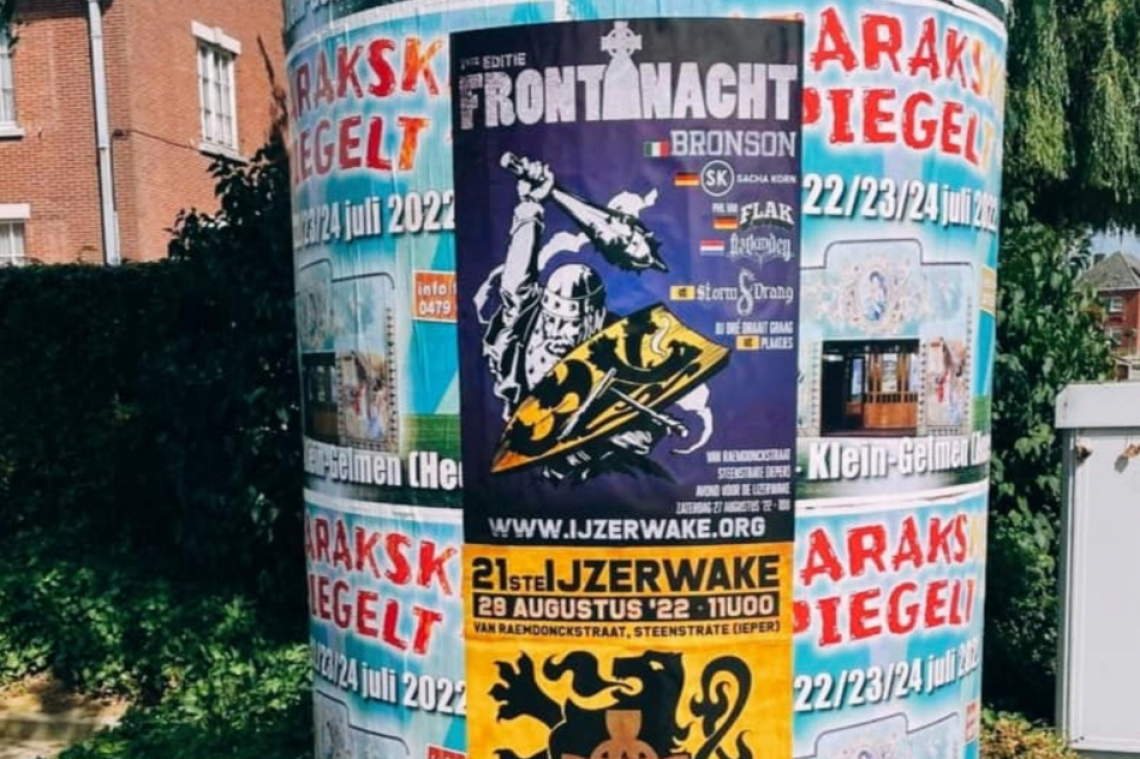 Ieper schrapt extreemrechts festival Frontnacht