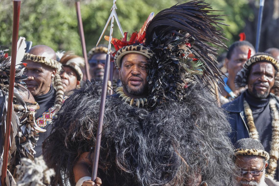 De nieuwe zoeloekoning Misuzulu kaZwelithini