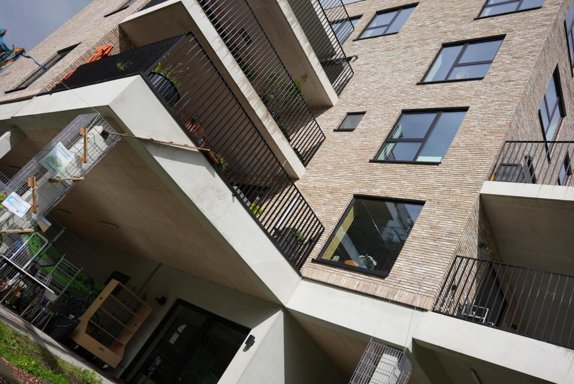 Grootste ‘cohousing’-project van Vlaanderen opent de deuren: 156 bewoners delen keuken en eetkamer