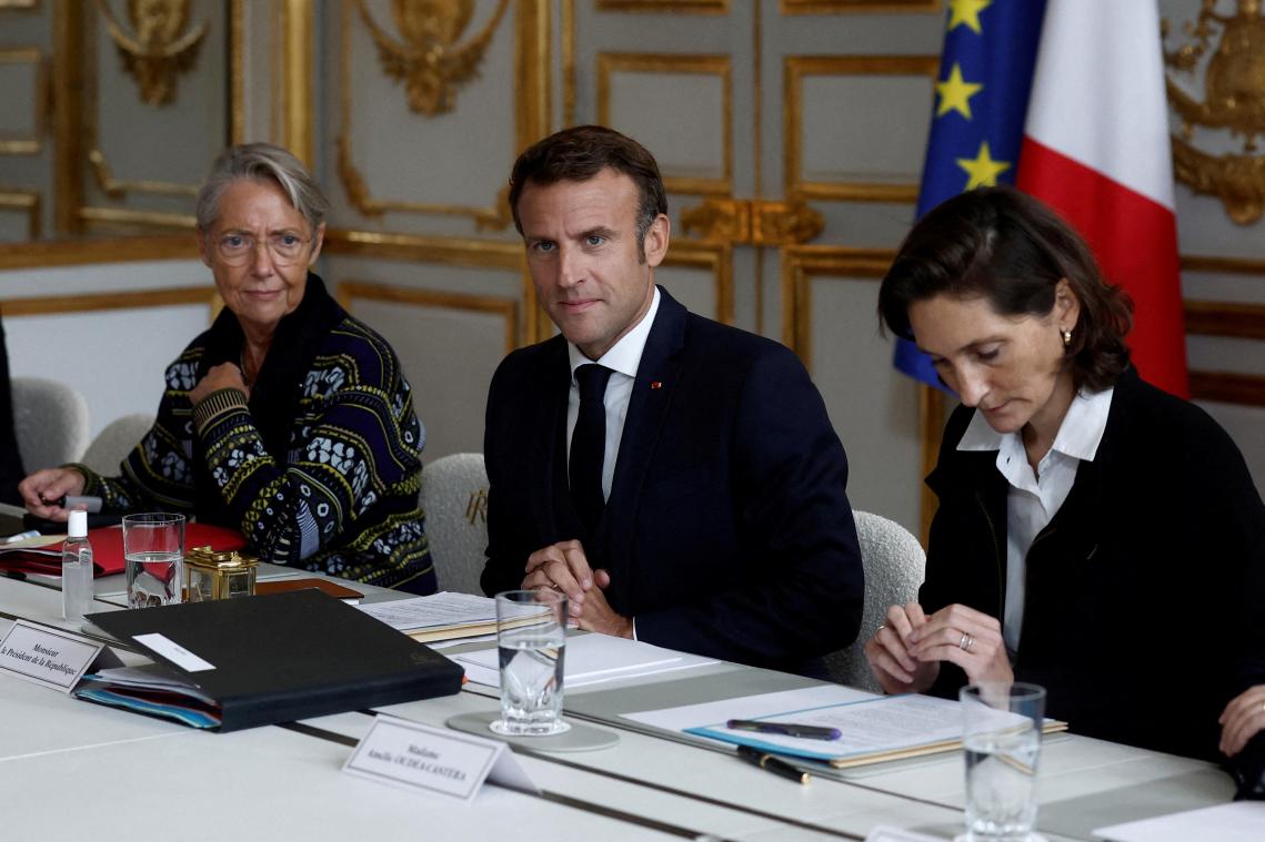ZO wil de Franse regering het goede voorbeeld geven tijdens de energiecrisis (foto’s)