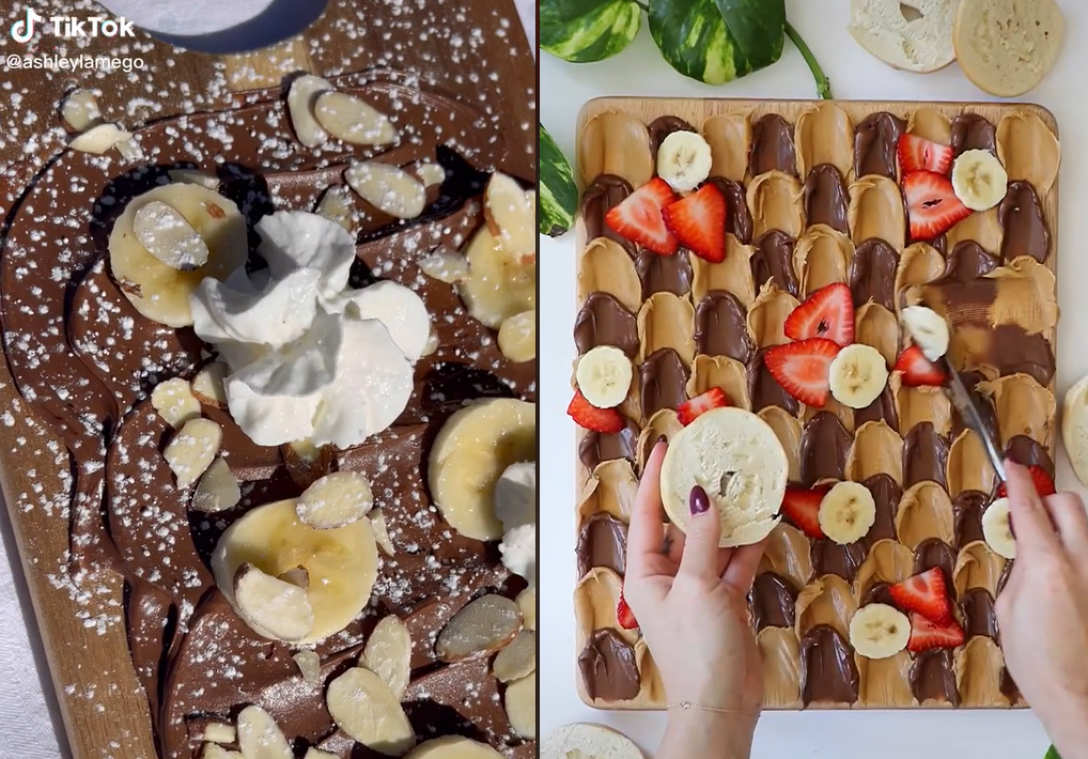 Na boter en kaas, smeert TikTok nu ook Nutella op een plank