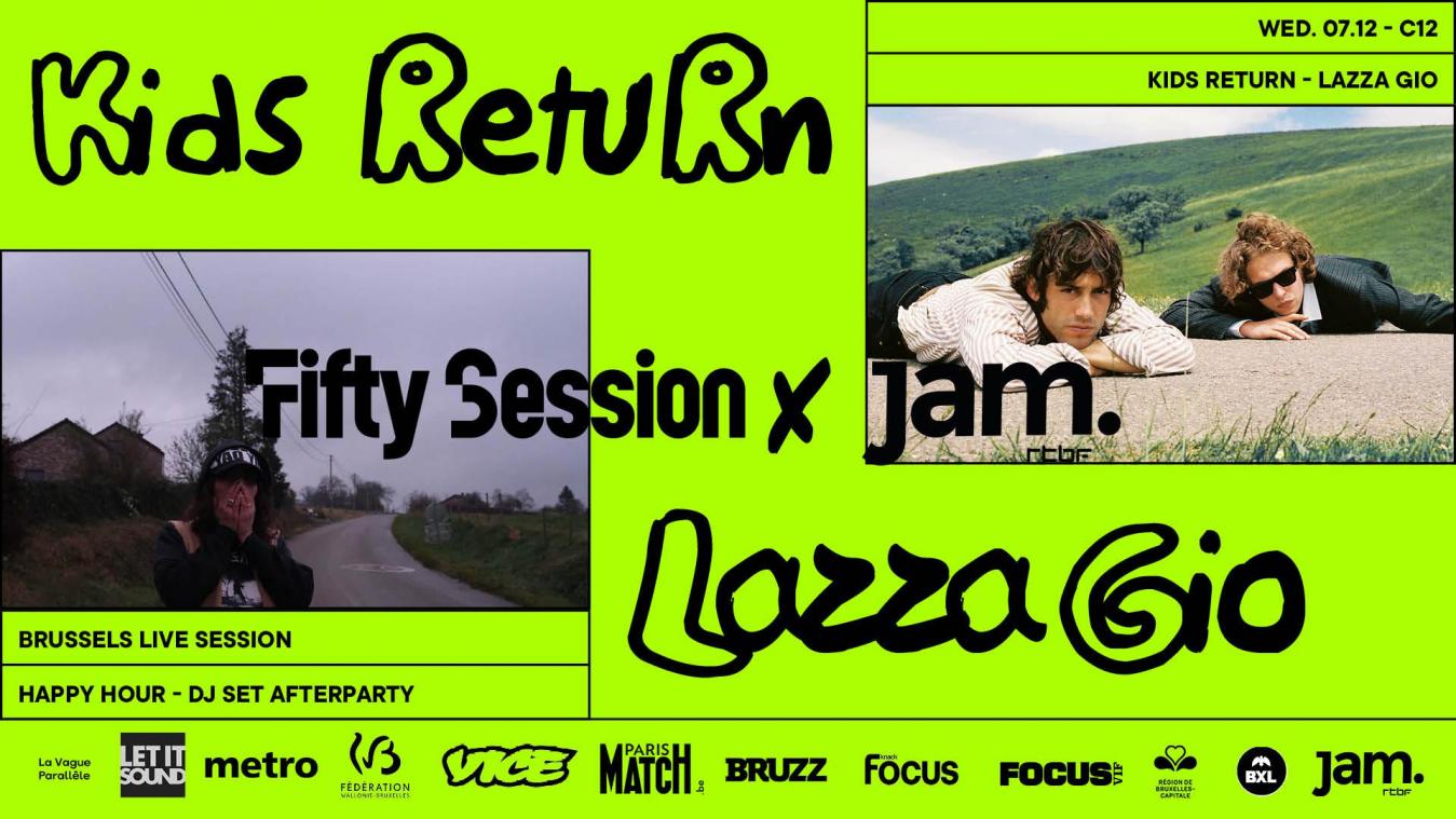 WEDSTRIJD: Maak kans op een duoticket voor de Fifty Session van Kids Return en Lazza Gio op 7 december