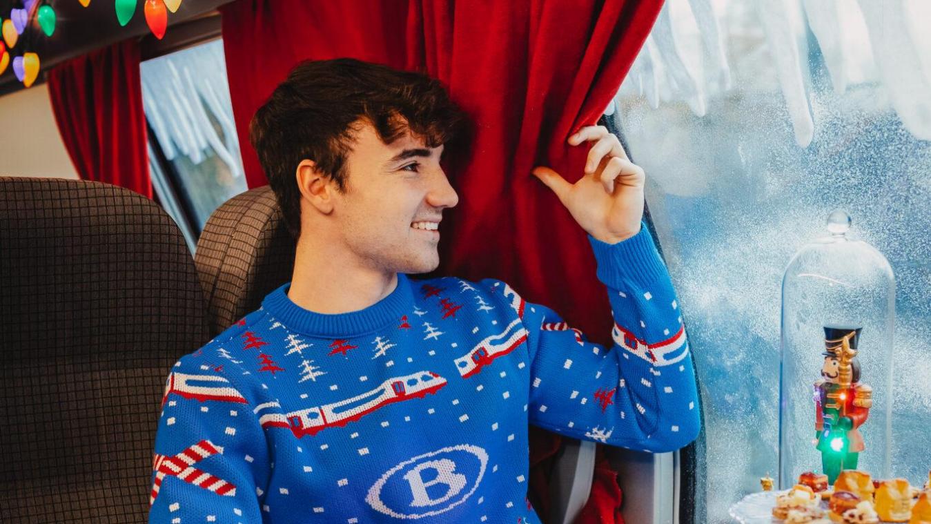 HO HO HO! De lelijke kersttrui van de NMBS is precies wat je deze week nodig hebt
