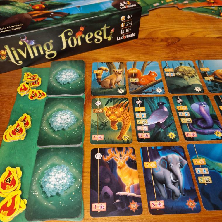 BOARDGAME. ‘Living Forest’: Een strijd tussen bosnimfen en vuurdemonen