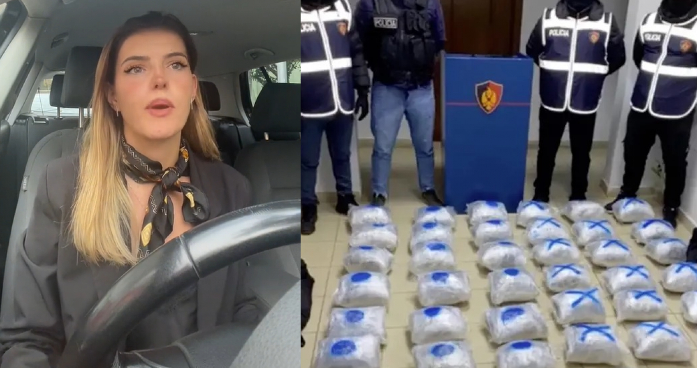 Albanese medewerkster van geheime dienst betrapt met 58 kilo drugs aan grens
