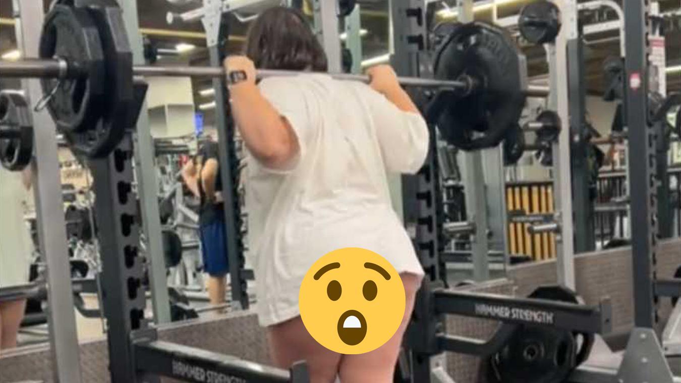 Vrouw trekt aandacht met ‘blote billen’ in fitness: «Het duurde even voordat ik het besefte» (foto)