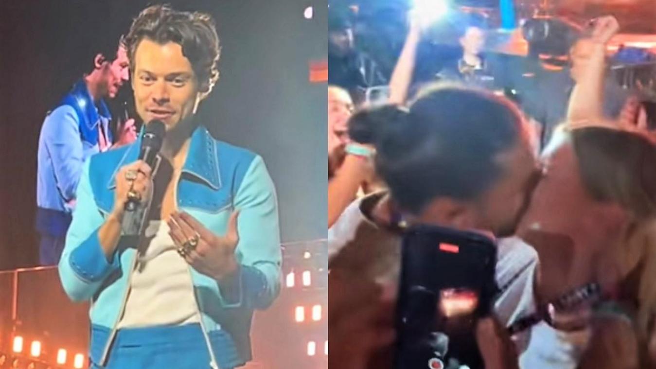 ZIEN: Harry Styles helpt opnieuw met huwelijksaanzoek tijdens concert (video)