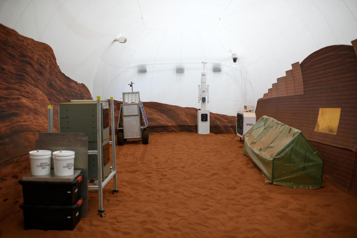 NASA stelt huis voor waarin vier «astronauten» zullen doen alsof ze op Mars leven