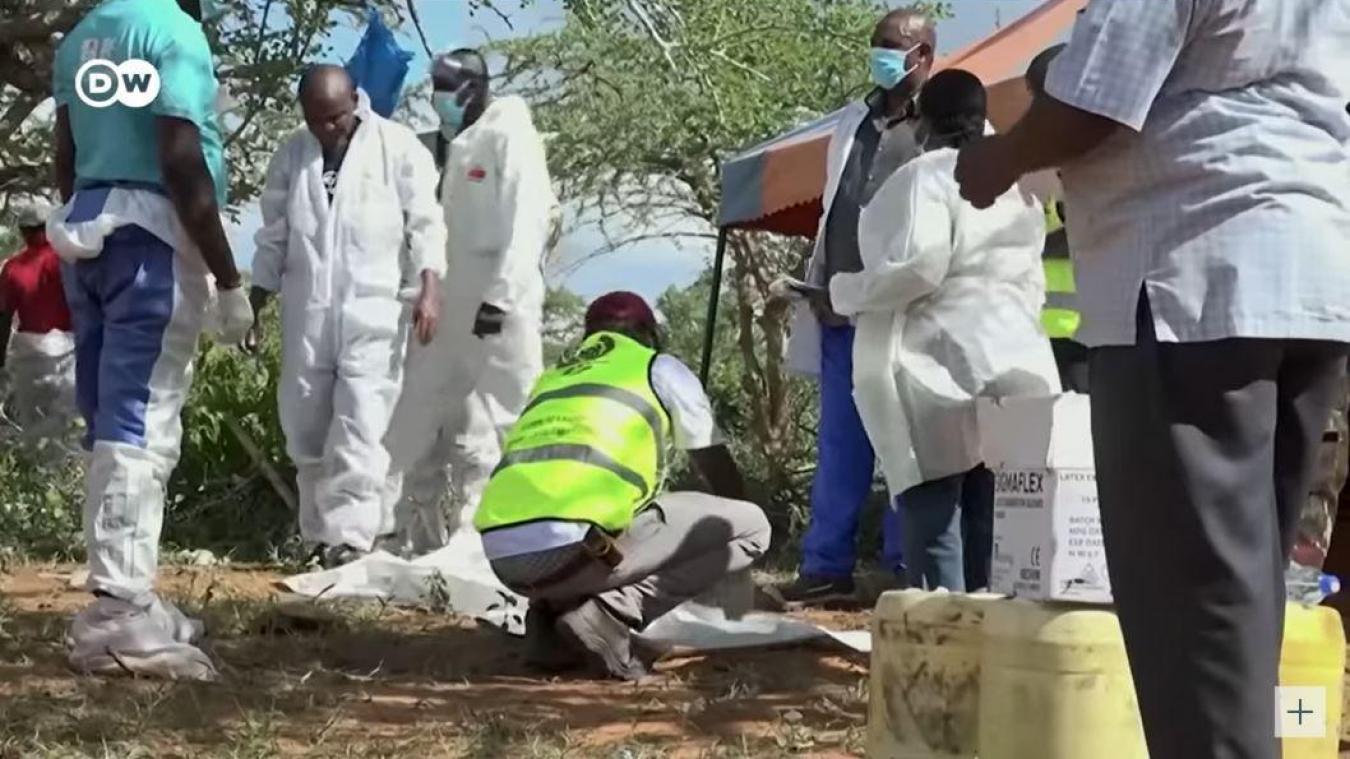21 lichamen van sekteleden opgegraven in Kenia