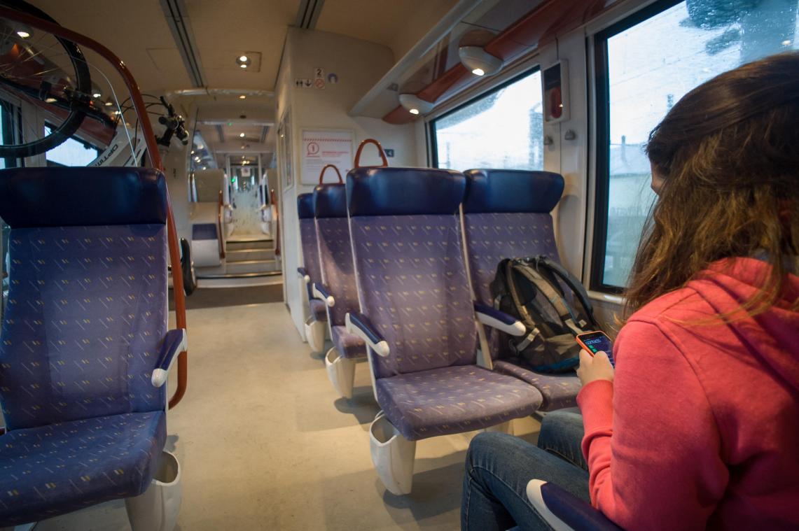 Vrouw weigert om haar tas van treinzitje te halen, maar krijgt steun voor haar «gepaste» reactie