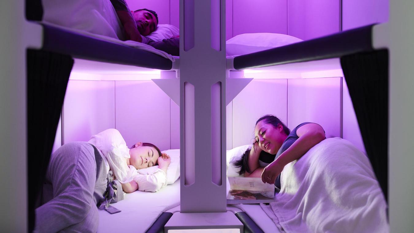 Air New Zealand installeert stapelbedden in vliegtuigen