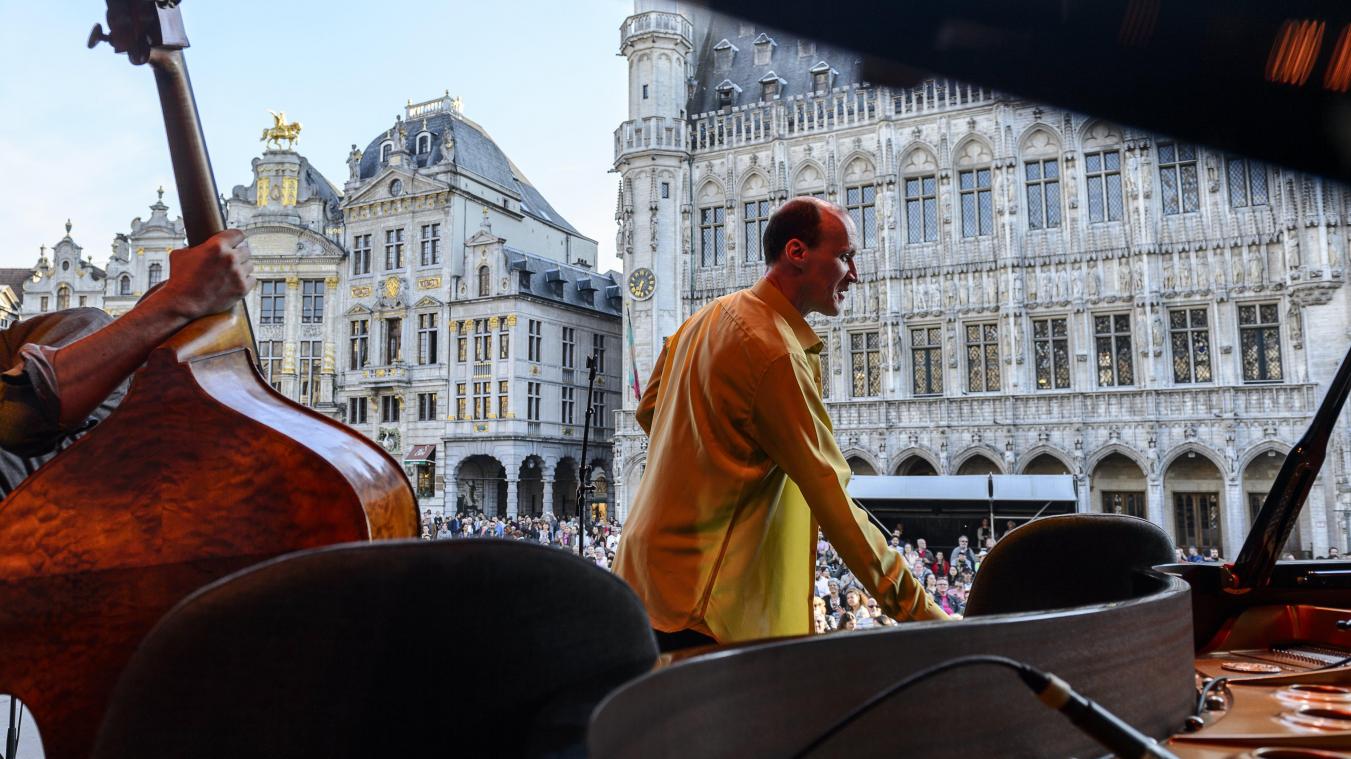 Brussel: Deze menigte muziekliefhebbers kwamnaar Lotto Brussels Jazz Weekend