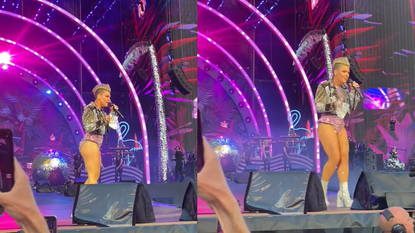 Fan gooit assen van eigen moeder naar Pink: «Ik weet niet hoe ik me hierbij voel» (video)