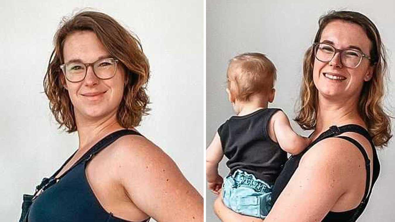 Winnie uit ‘Blind Getrouwd’ deelt voor-en-na-foto van zwangerschap: «Ik mag absoluut niet klagen»