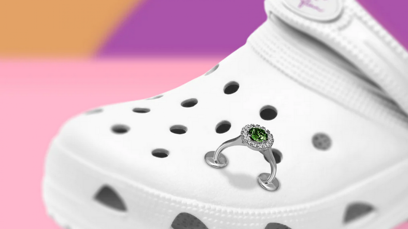 Verloving gepland? Zeg eens ja met een Crocs-ring
