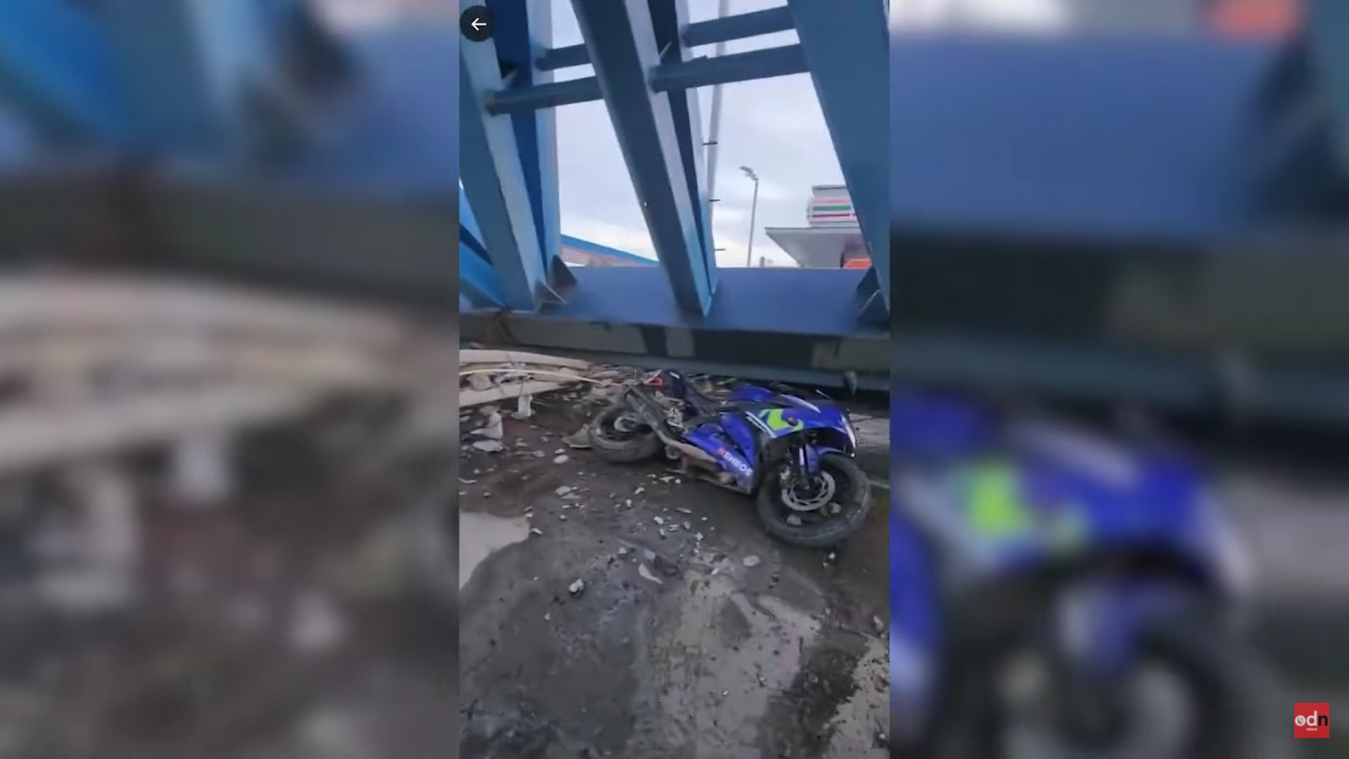 Schokkende beelden van instorting viaduct in Bangkok: twee doden (video)