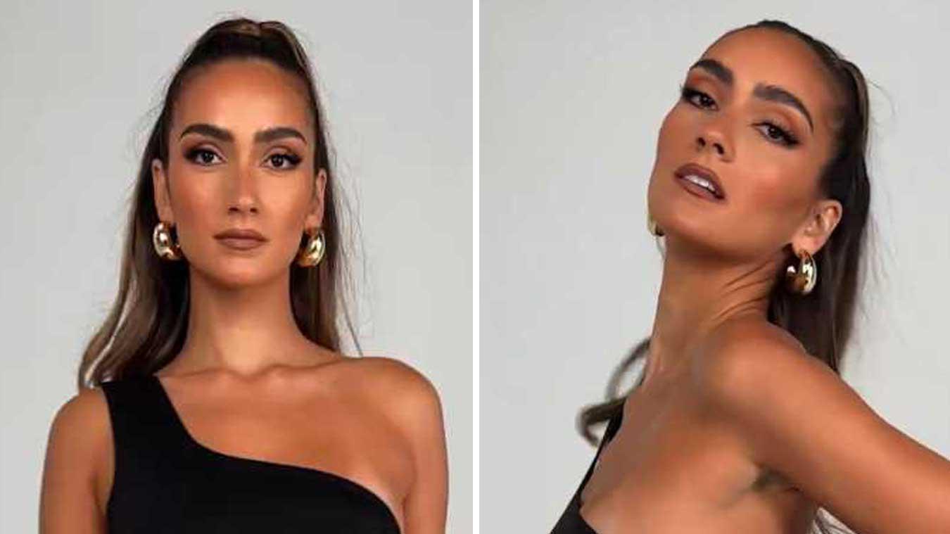 Model waagt zich aan uitgesneden jurk waaronder je geen ondergoed mag dragen: «Zou ik niet durven!»