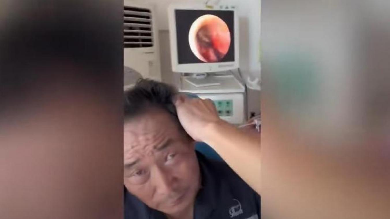 HORROR. Spin spint haar web in oor van man terwijl hij slaapt (video)