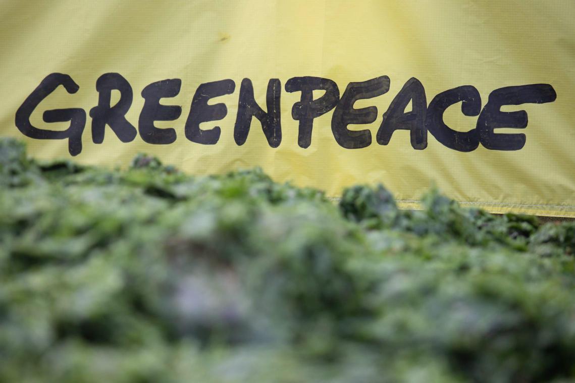 BEKIJK. Greenpeace bedekt privéwoning Britse premier met ‘oliezwart’ doek (foto)