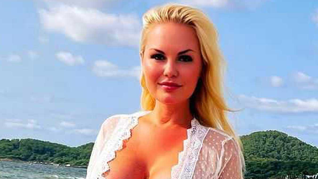 Lesley-Ann Poppe poseert in wel héél doorschijnende strandoutfit: «De mooiste!» (foto)