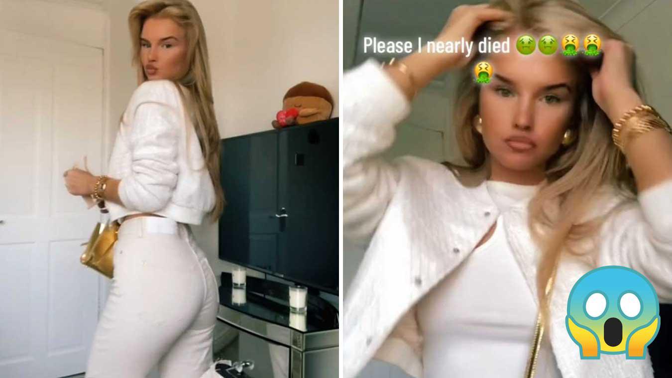 Influencer poseert voor camera, maar merkt achteraf iets HEEL akeligs op: «Ik schreeuwde de longen uit mijn lijf!» (video)
