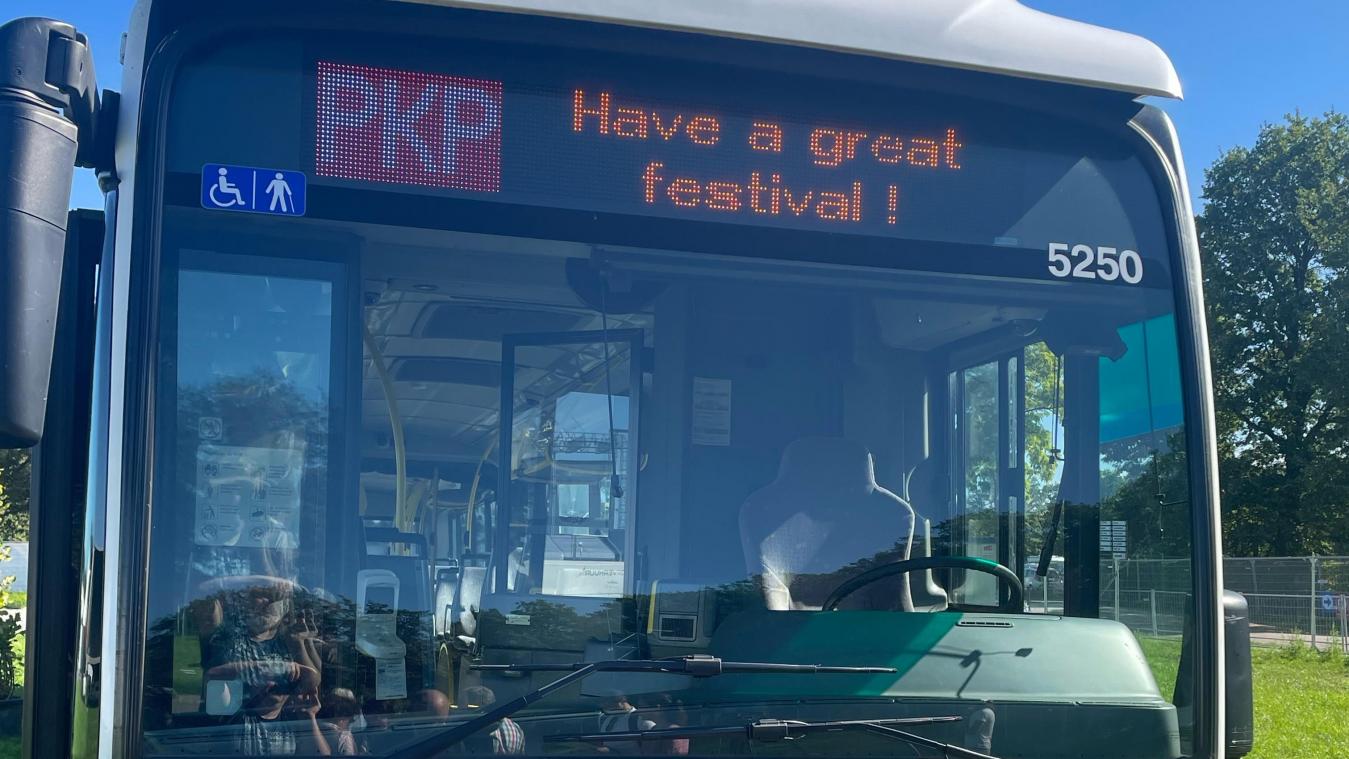 Heel wat Pukkelpoppers maakten gebruik van gratis treinen en bussen