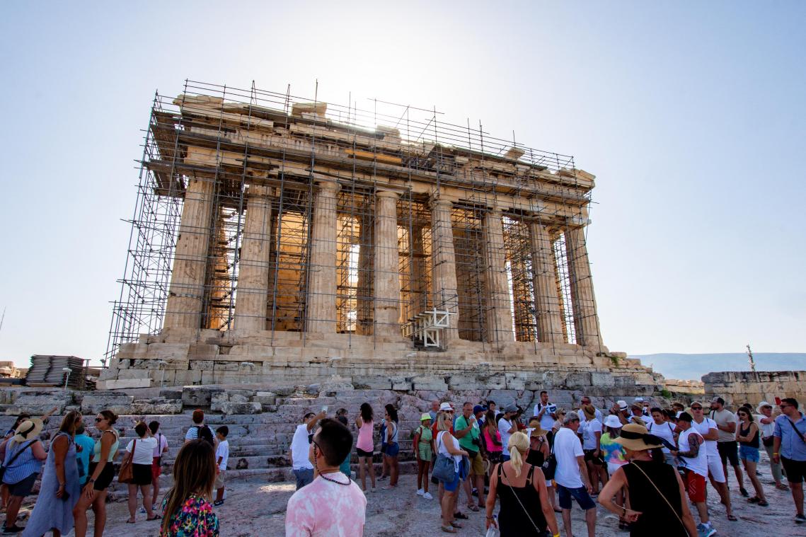 Griekenland beperkt aantal bezoekers aan de Akropolis