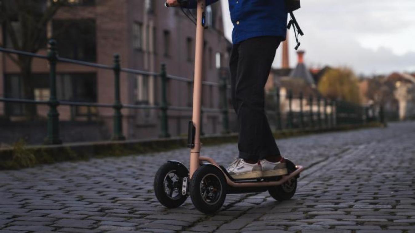 Deze step van Belgische makelij rijdt op drie wielen: «Dit model is built to last»