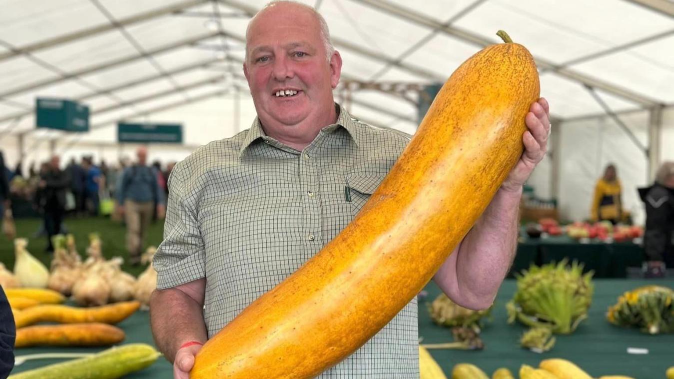 Britse man onthult het geheim achter zijn recordbrekende komkommer
