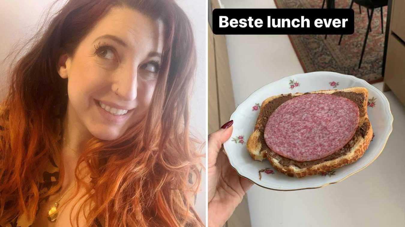 Kaat Bollen lokt reacties uit met opvallend beleg op haar boterham: «Te goor voor woorden»