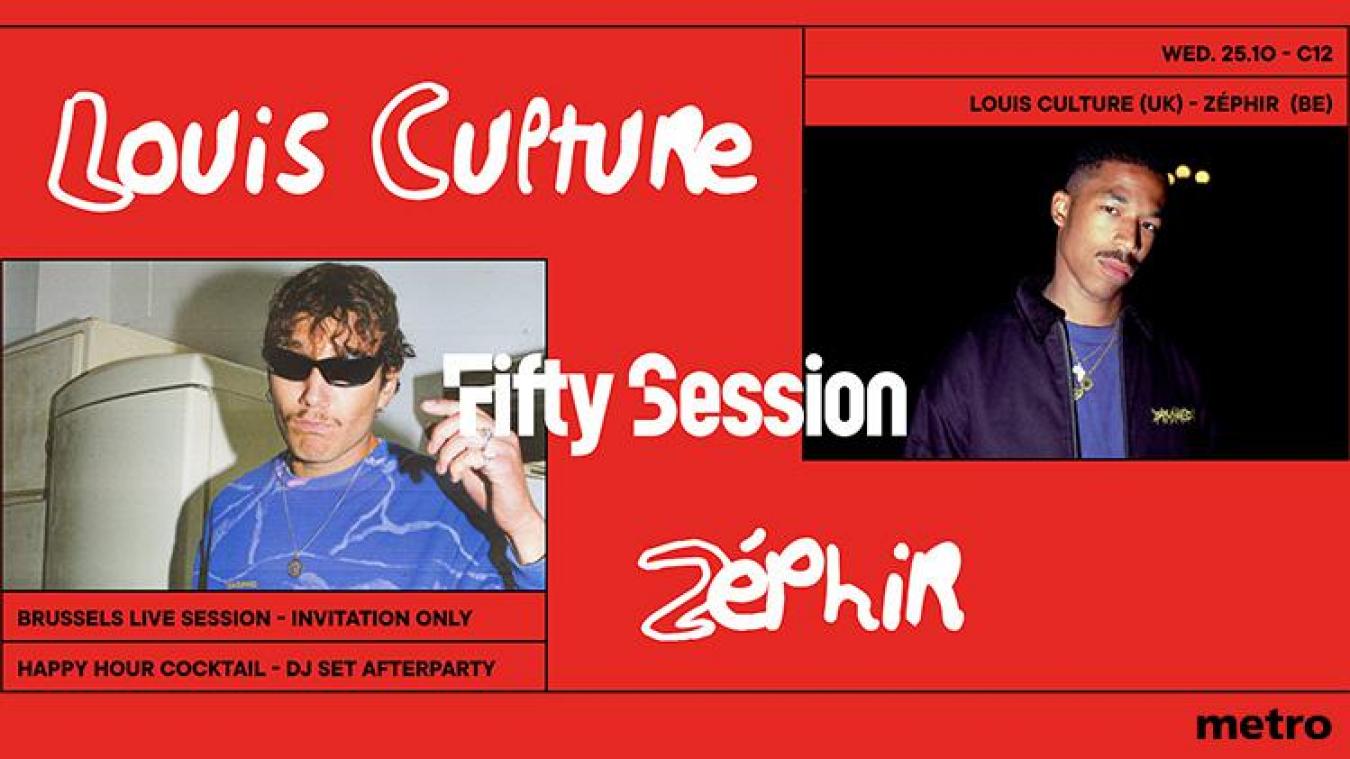 WEDSTRIJD: maak kans op een duoticket voor de Fifty Session van Louis Culture en Zéphir op 25 oktober!