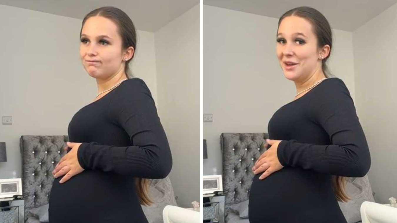 Vrouw wil babybuik tonen, maar seksgeluiden van buren verpesten het: «Niet normaal!» (video)