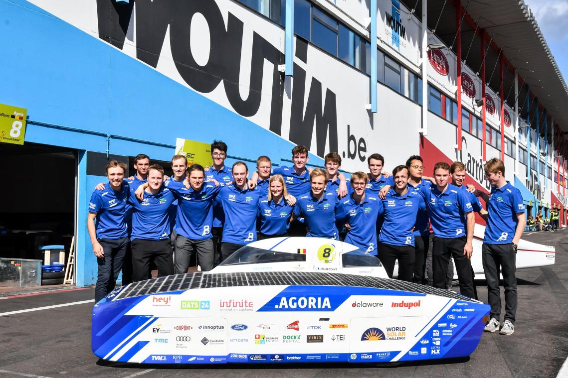 Belgische team staat na één dag aan de leiding bij WK voor zonnewagens in Australië