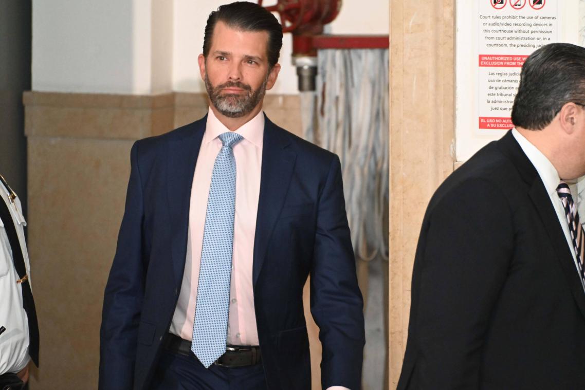 Eric Trump getuigt voor de rechter in fraudezaak tegen vader Donald