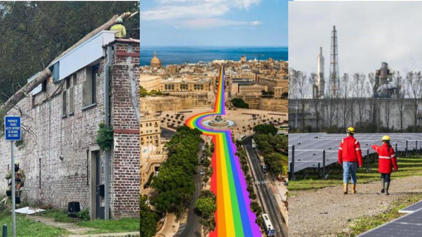 Het belangrijkste nieuws van 3 november: wat te doen bij stormschade?, Malta is het regenboogeiland, nieuwe zonnepanelen 4 keer goedkoper