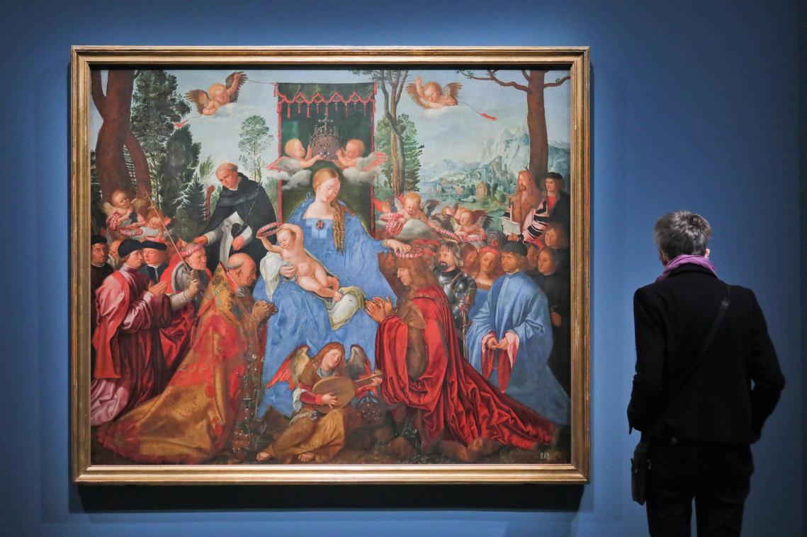Opschorting voor klimaatactivist die zich vastkleefde aan schilderij