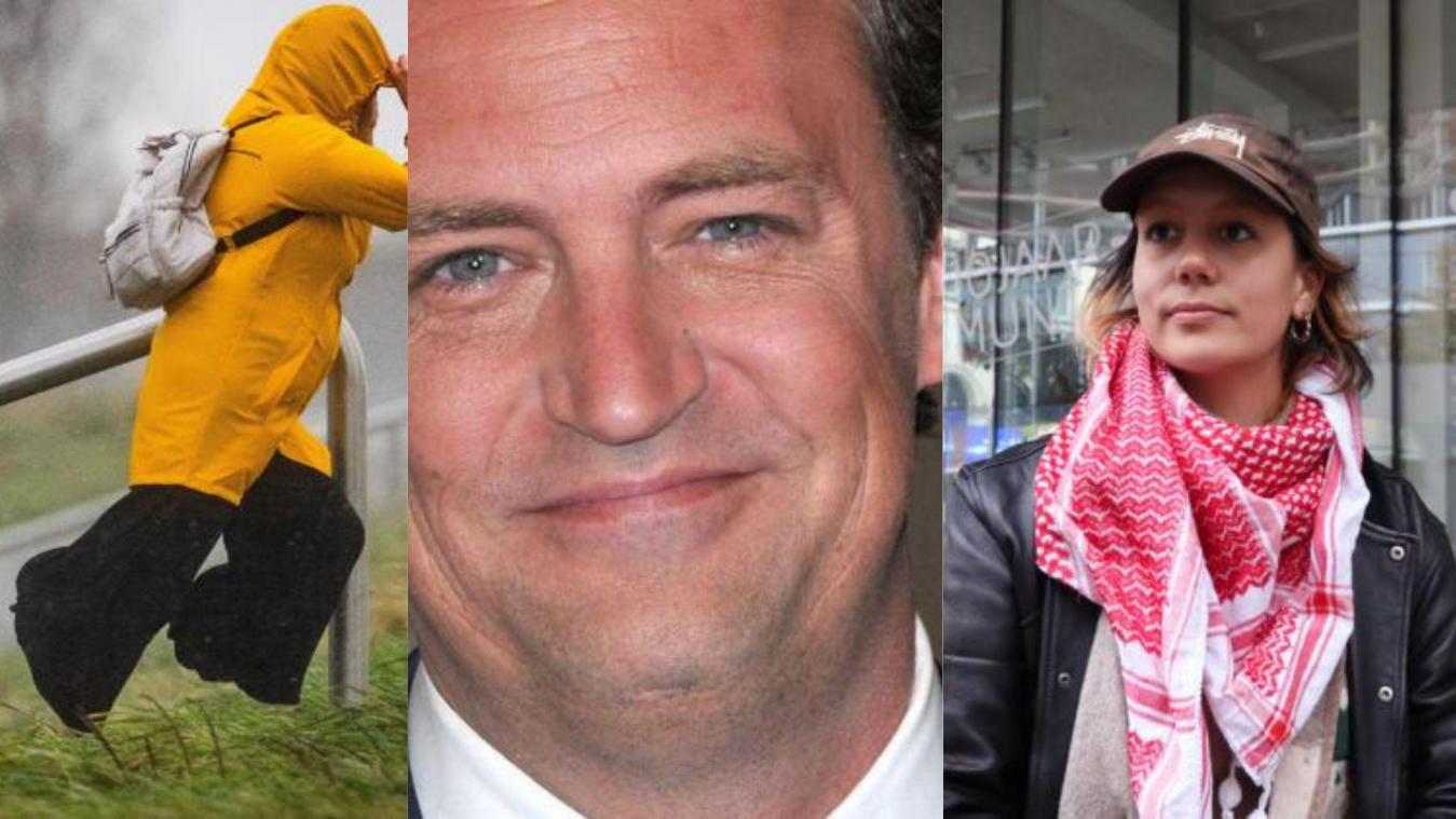 Het belangrijkste nieuws van 13 november: Code geel voor België, Opschorting voor klimaatactivist die zich vastkleefde aan schilderij, Ex-vriendin van Matthew Perry heeft vragen bij zijn overlijden