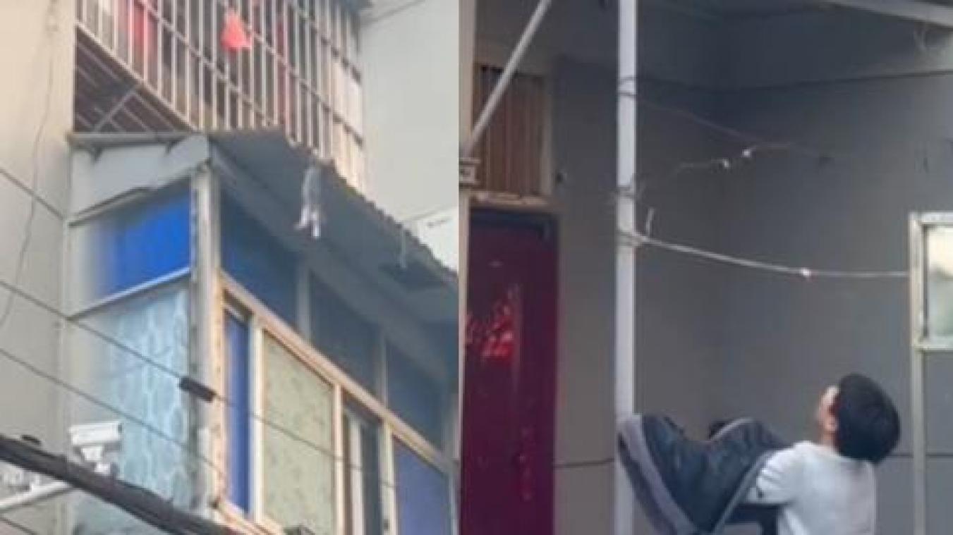«Heroïsch»: Man gebruikt zijn jas om kitten van de dood te redden (video)
