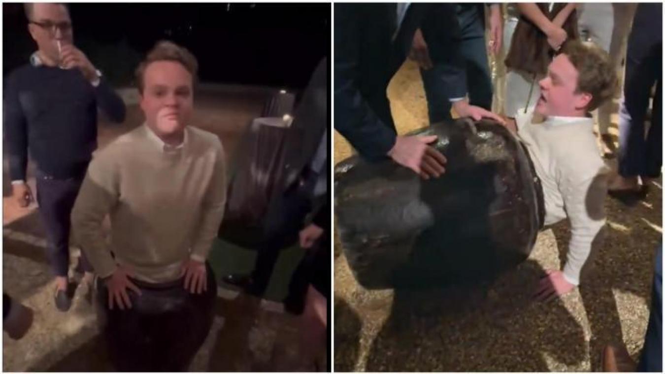 Man zit vast in peperdure vaas: zo heeft hij zich bevrijd (video)