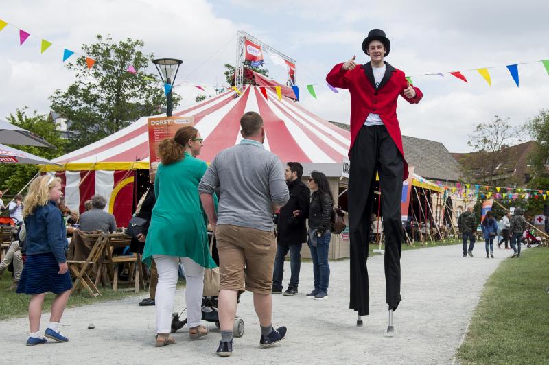 Illustration picture shows the Sinksen city festival in Kortrijk, Sunday 15 May 2016. BELGA PHOTO JASPER JACOBS