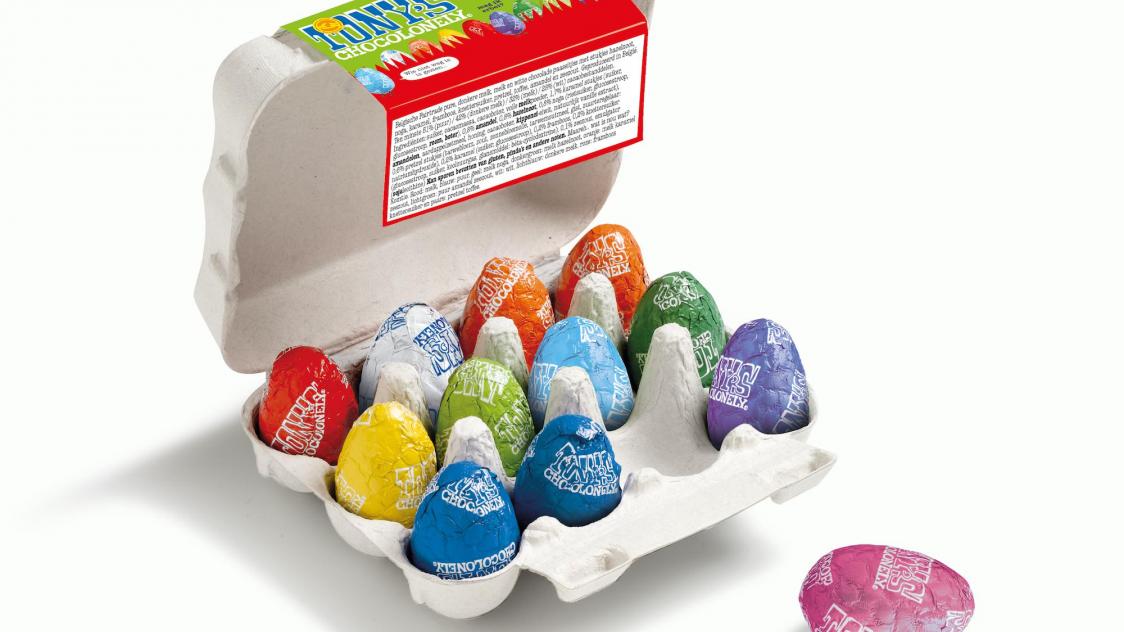Doosje met eitjes in 10 smaken
