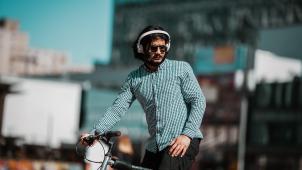 Foto Unsplash fiets naar kantoor
