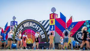 Illustration picture shows the entrance during the first day of the Rock Werchter music festival in Werchter, Thursday 27 June 2019. The 45th edition of the festival is taking place from 27 to 30 June. BELGA PHOTO JASPER JACOBS